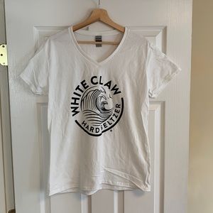 White Claw v-neck t-shirt, large